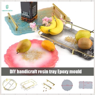 HOT Large Silicone Tray Fluids Artist Mold Irregular Coasters Epoxy Resin Art Supplies Make Your Own