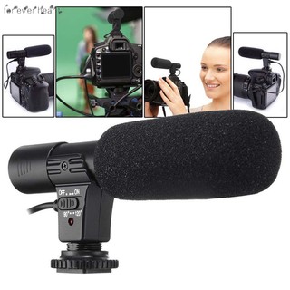 ♬♪♬ 3.5mm Universal Microphone External Stereo Mic for Canon Nikon DSLR Camera DV Camcorder