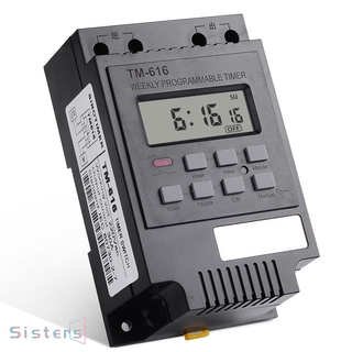 TM616 AC220V Digital LCD Power Programmable Switch 30A Timer