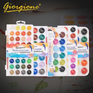 Giorgione 12/16/24/28/36 Colors Giorgione Watercolor Cakes Set Water Color Solid Pigment Student (4)