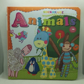 (PRE LOVED BOARDBOOK) Sockheadz Animals Board Book