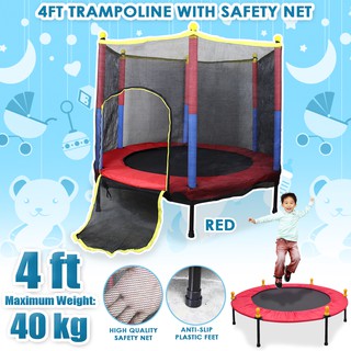 Baby Love 4 Ft Bouncing Fence Trampoline with Safety Net For Kids (1)