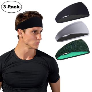 Unisex Hair Head Band Sweatband Headband Stretch Mens Wrap Elastic Sports Gym