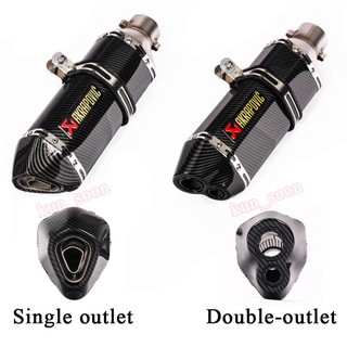 38-51mm Inlet Universal Muffler Pipe Modification Aerox R15 R3 R25 Nmax Xmax Click XRM Canister with Silencer