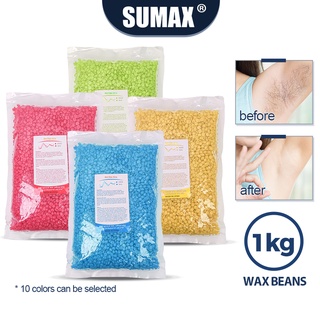 SUMAX Depilatory Hard Wax Beans Pellet Waxing Removal 1000gBag