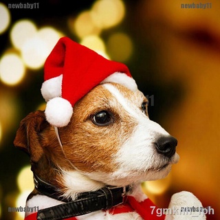 Spot goods ✶✧❂NBY❤❤Christmas pet santa hat small puppy cat dog xmas holi