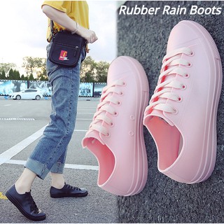 【COD】New Non-slip Rain Boots Women Rubber Shoes Waterproof Low-top Shoes