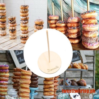 TRTOP Donut Stand Wooden Wall Party Decoration Doughnut Holder Bride Wedding Sup