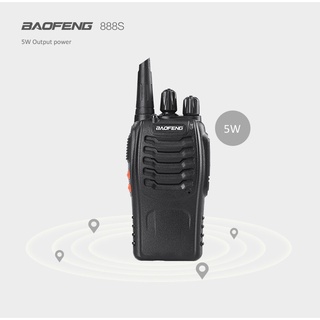 ✧COD Baofeng BF-888S Walkie Talkie 2 Set Portable Two-Way Radio FM Radio UHF Transceiver Long Range✮ (5)