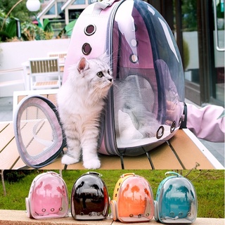 Pet Carrier Bag Portable Pet Outdoor Cat Travel Backpack Capsule Dog Cat Transparent Space Carrying (2)