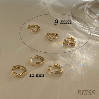 14K Gold-plated Mini Zircon Hoop Earrings For Woman 1 Pair Huggie Piercing Earings Cubic Zirconia Cartilage Earring Stud 1 (3)