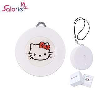 Salorie Wearable Air Purifier Necklace Holle Kitty Cute Usb Rechargeable Air Fresh Purify negative ions suitable for car room kids adult