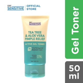 Dr. Sensitive Tea Tree & Aloe Vera Pimple Relief Active Gel Toner 50ml