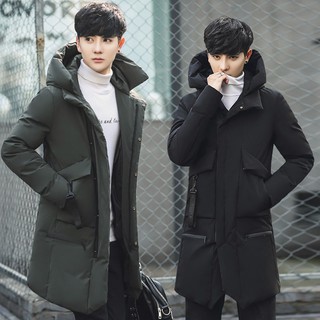 Men's Korean-style Thick Cotton Padded Coat Slim Fit Winter coat jacket
