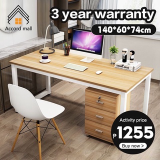 computer table140cm study table for adult with drawer office desk laptop table wood furniture gaming