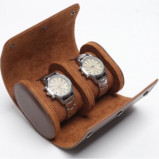 ARIN Wristwatch Jewelry Display Box 2 Slot Watch Roll Case Waterproof Jewelry Box