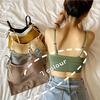 Strap Top Bra Wrapped Chest Adjustable Straps Anti Emptied Chest Pad Sports Bra