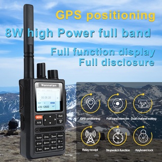 Walkie Talkie UV8F Transciver GPS Fast Scan frquency and pairing ham radio amateur Radio station oon