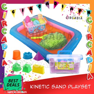 Kinetic Motion Sand Playset (Castle Molds) protected with box and bubblewrap