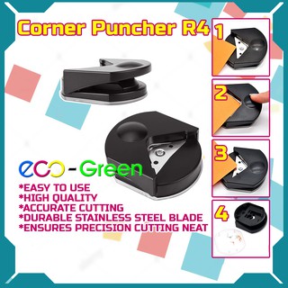 COD R4 Corner Punch For Photo, Card, Paper; 4Mm Corner Cutter Rounder Paper Punch; Small Rounded Cut