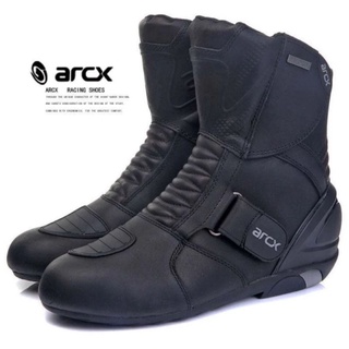 ARCX Waterproof Genuine Leather Motorcycle Boots Riding Shoes for Men
