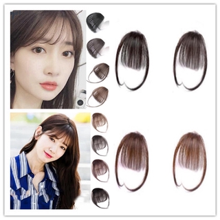 Cute Loli Hair Clip Air Bangs Fake Hair Extension False Wig Mini Hair Piece