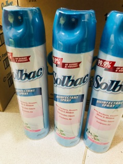 Solbac Disinfectant Spray - 400gms (8)