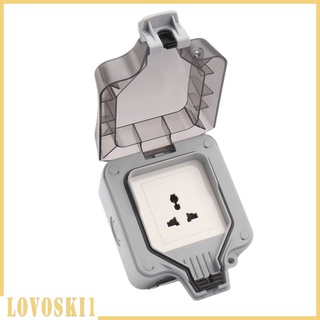 [LOVOSKI1] Outdoor Wall Socket Outlet Electrical Supplies Switch Socket for Outdoor
