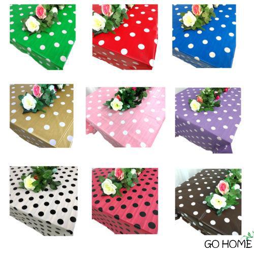 ♨G-H-Rectangle Dots Tablecloth Table Cover For Wedding