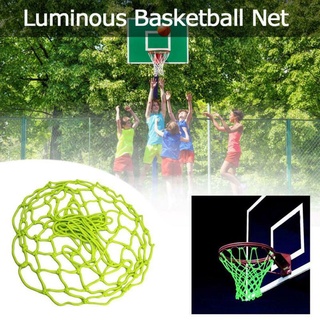 Green Fluorescent Standard Basketball Net Luminous Basketball Sports Indoor Net Outdoor L8L4 (2)