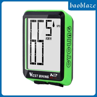 [BAOBLAZE] Wireless LCD Bike Computer Bicycle Backlight Speedometer Odometer Stopwatch