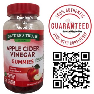 Nature's Truth Apple Cider Vinegar Gummies 600mg (120 ct.)