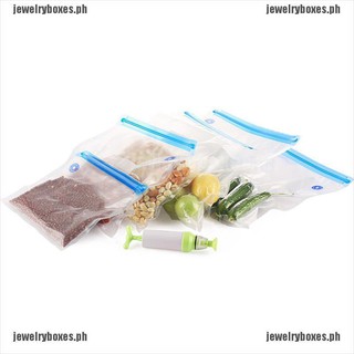 [jx] 1Set Vacuum Sealer Vacuum bags For Food Storage With Pump Reusable Food Packages[jx]