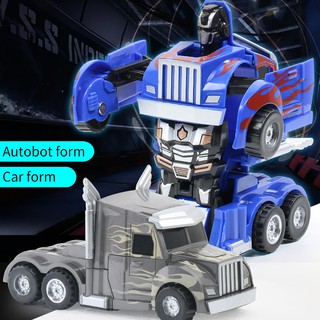 Hongchi Kids Transformation Toy Optimus Prime Transformer Car Robot Toys Action Figure Model Birthd
