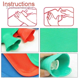 Water injection rubber hot water bag 500ml for hot compress and thermotherapy