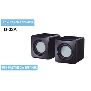 D-02A Mini Multimedia Speaker for Laptop and Desktop PC