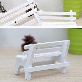 Home Decor Furnishing Articles Mini Bench Wooden Craft Ornaments Photo Props (7)