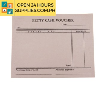 Petty Cash Voucher Pack A6 Size