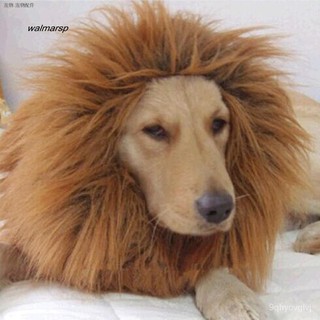 ✎✁Pet Costume Lion Mane Wig for Dog Party Festival Fancy Dress Up