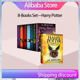 【Available】【8 Books Set】Harry Potter English Novel Read Story Book Fiction Kids Adult Books