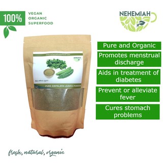 NEHEMIAH SUPERFOOD 100% Natural Pure Amazing Ampalaya Leaves Herbal Powder Tea Organic