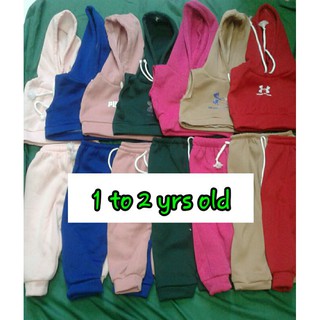 Hoodie terno Jogger for girls/COD