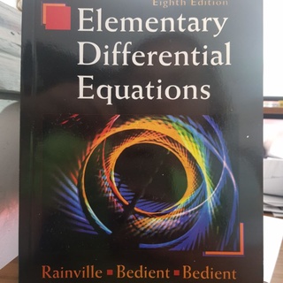 ELEMENTARY Differential Equation By: Rainville