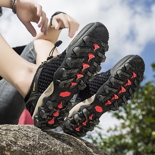 ♤Men Hiking Shoes Outdoor Sports Non-slip Breathable mesh climbing cloth shoes Trekking Aqua shoes