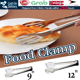 1 Pc Stainless Steel Food Clip Food Barbecue Bread Carbon Steak Clip Kitchen Gadget Food Clamp