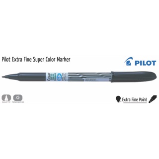 Pilot Extra Fine Super Color Marker - Black