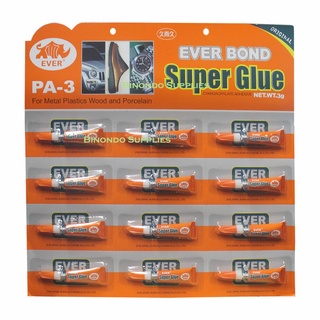 Ever Bond Super Glue 12's Instant Glue Instant Super Glue Strong Adhesive
