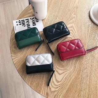 Leather Card Holder Fashion Designer Hit Color Wallet Women Bags for Women 2019 Woman Purses (6)