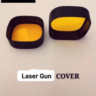 Laser gun cover lens yellow 1pcs