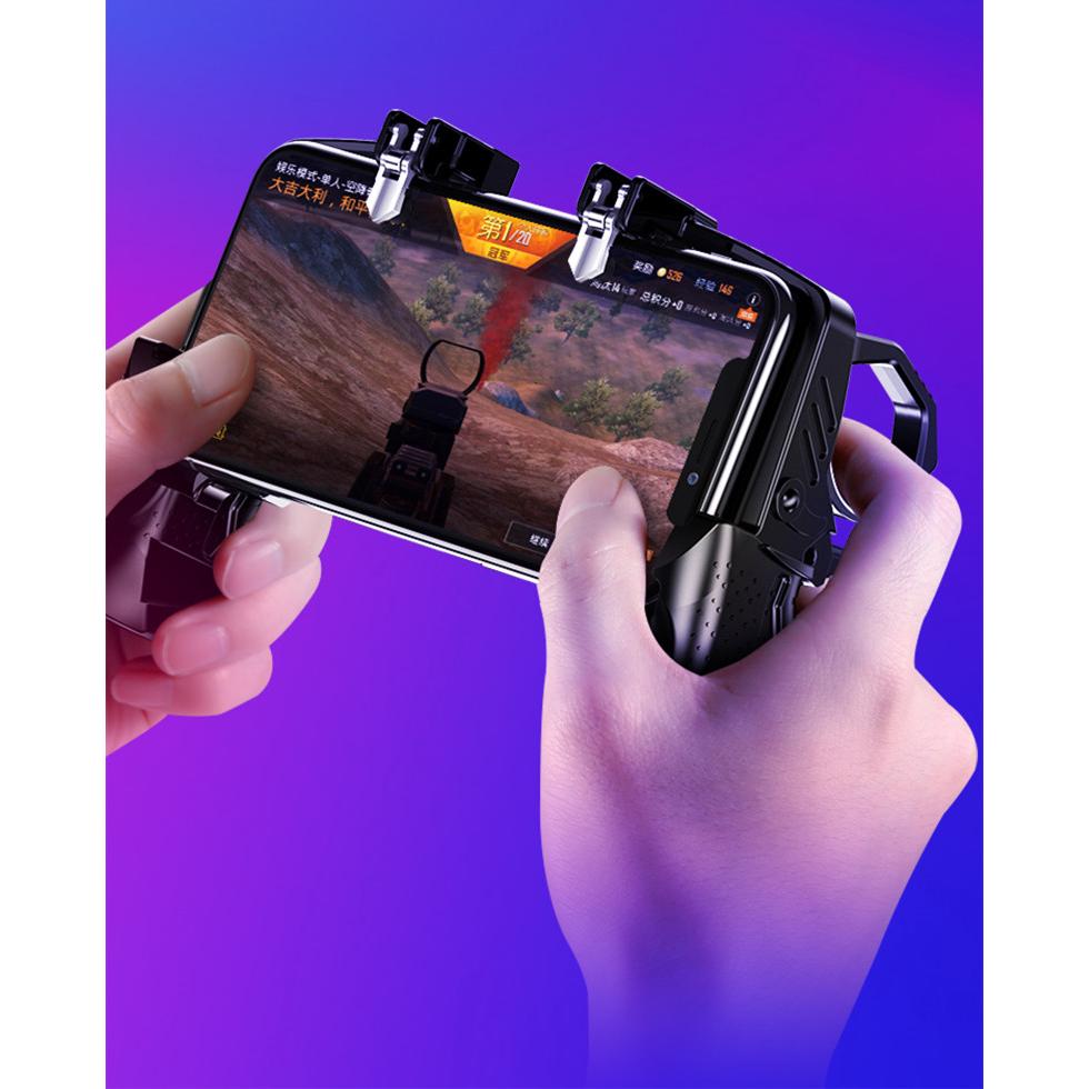 K21 Mobile Game Controller Mobile Phone PUBG Joystick Gamepad Metal L1 R1 Trigger Shooter Button (7)